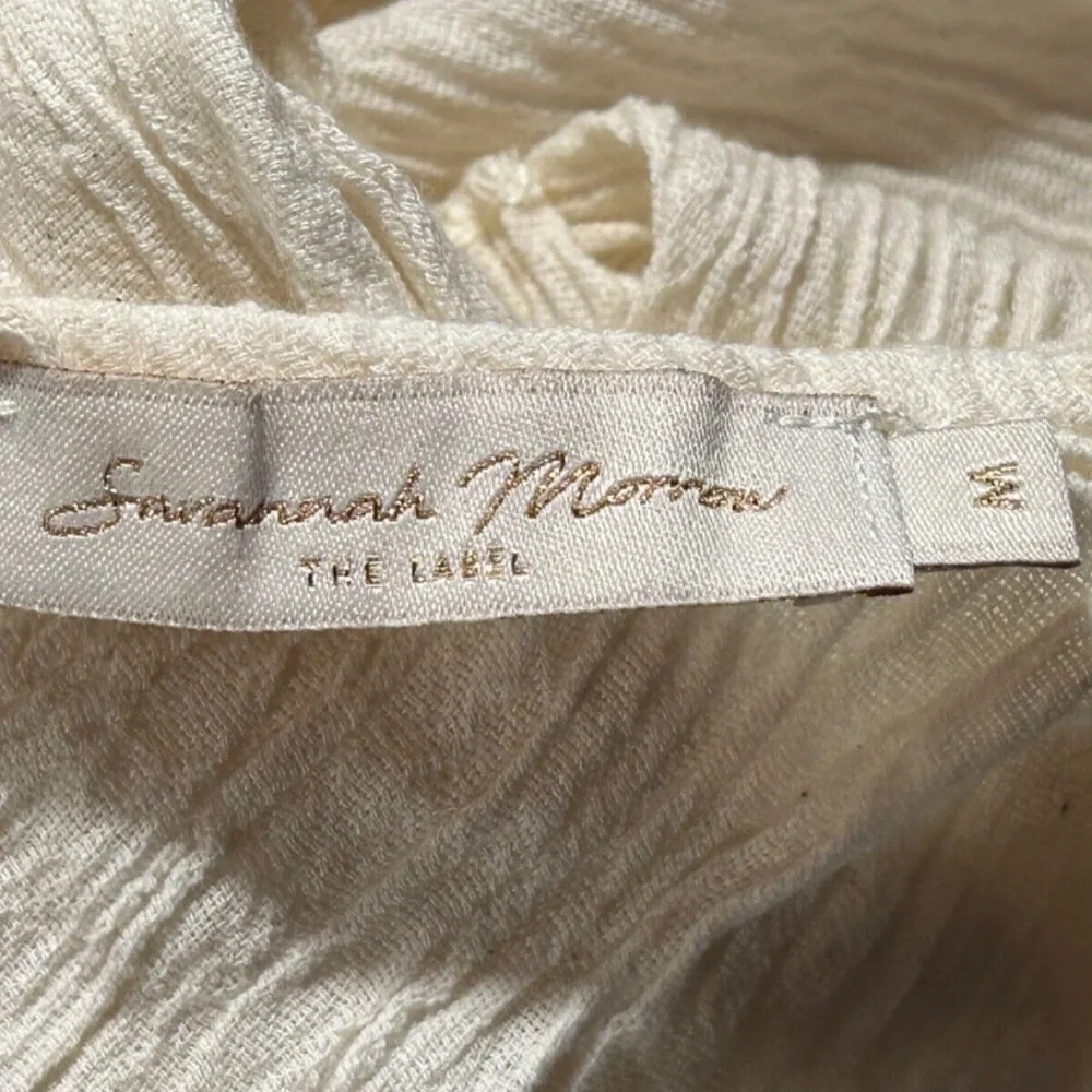 Savannah Morrow The Label Jaya Dress Halter Dress Cream Size M - Picture 4 of 11